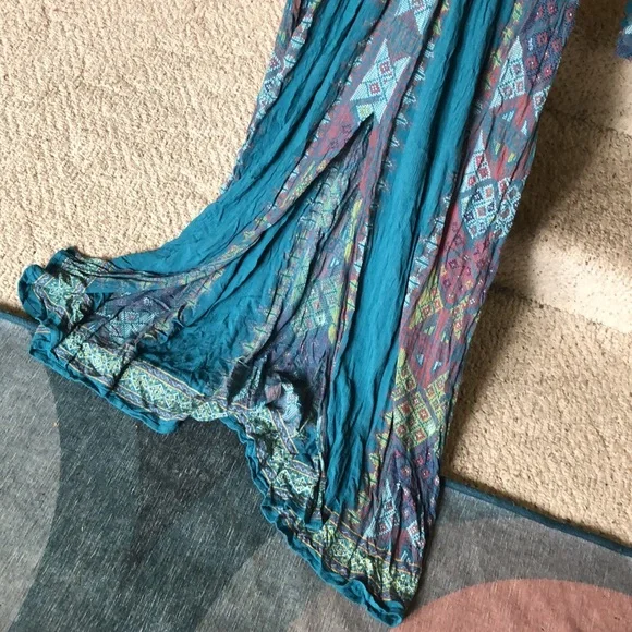 Earthbound Boho Geometric Maxi Dress - Picture 6 of 13